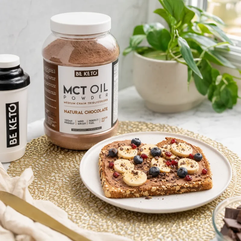 Olej MCT w Proszku – Naturalna Czekolada 800g