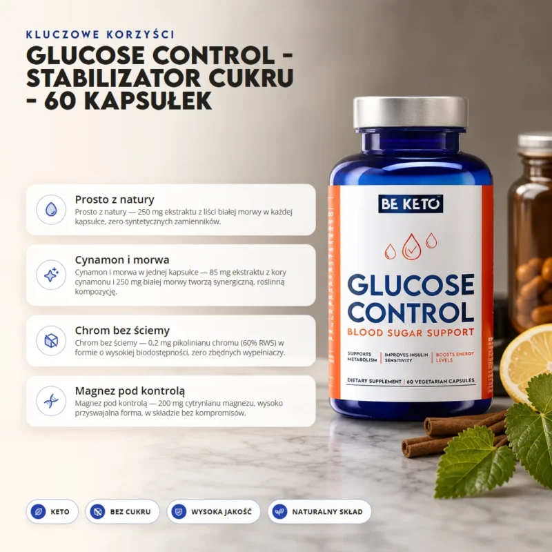 Glucose Control – Stabilizator Cukru – 60 kapsułek