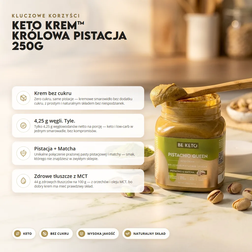 Keto Krem™ Królowa Pistacja 250g