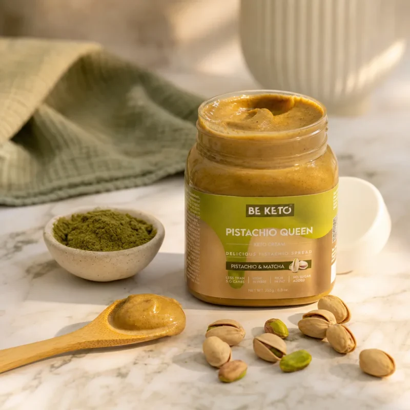 Keto Krem™ Królowa Pistacja 250g – Lifestyle 1 Keto Krem™ Królowa Pistacja 250g