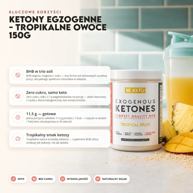 Ketony Egzogenne – Tropikalne Owoce 150g