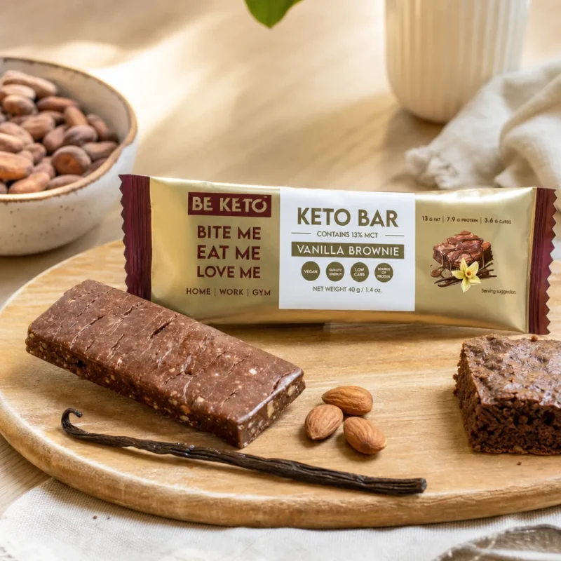 Keto Baton – Waniliowe Brownie 40g
