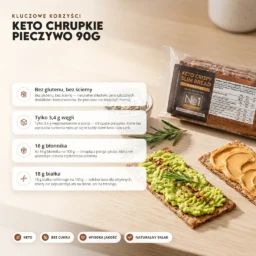 Keto Chrupkie Pieczywo 90g