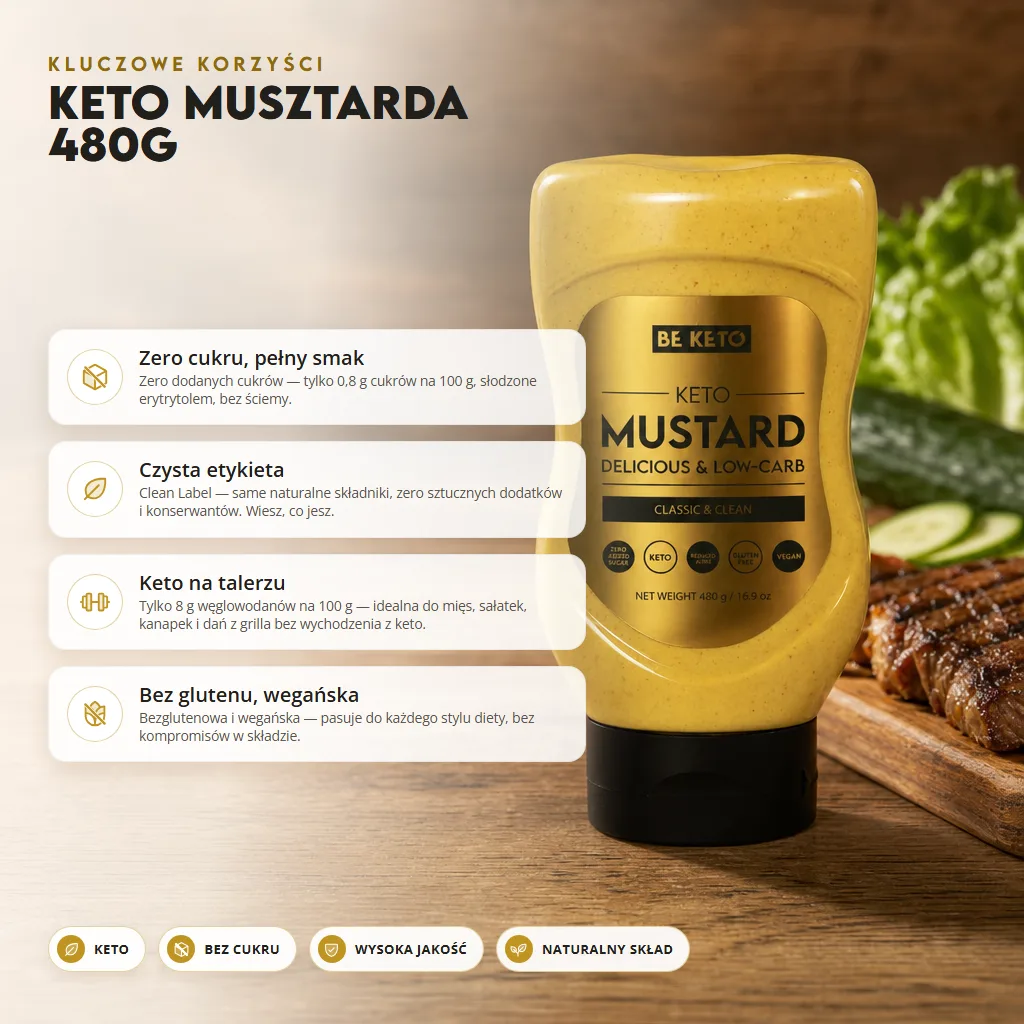 Keto Musztarda 480g
