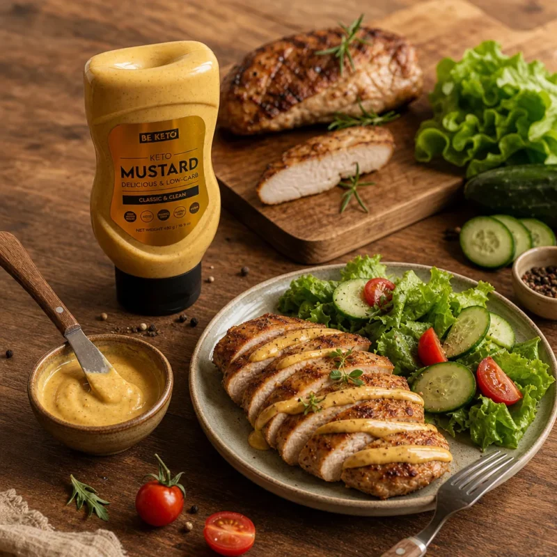 Keto Musztarda 480g – Lifestyle 1 Keto Musztarda 480g