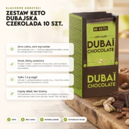 Zestaw Keto Dubajska Czekolada 10 szt. – Benefit Zestaw Keto Dubajska Czekolada 10 szt.