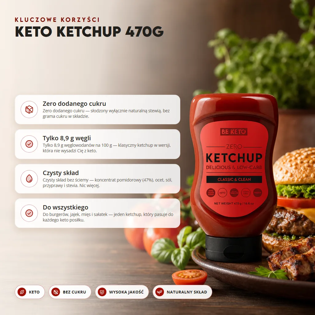 Keto Ketchup 470g