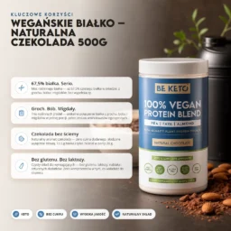 Wegańskie Białko – Naturalna Czekolada 500g
