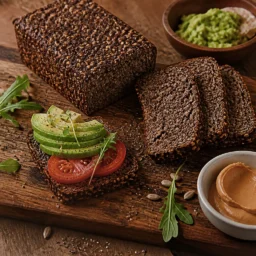 Świeży Keto Chleb Wieloziarnisty 550g – Lifestyle 1 Świeży Keto Chleb Wieloziarnisty 550g