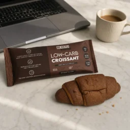 Niskowęglowodanowy Croissant Podwójna Czekolada 50g – Lifestyle 3 Niskowęglowodanowy Croissant Podwójna Czekolada 50g