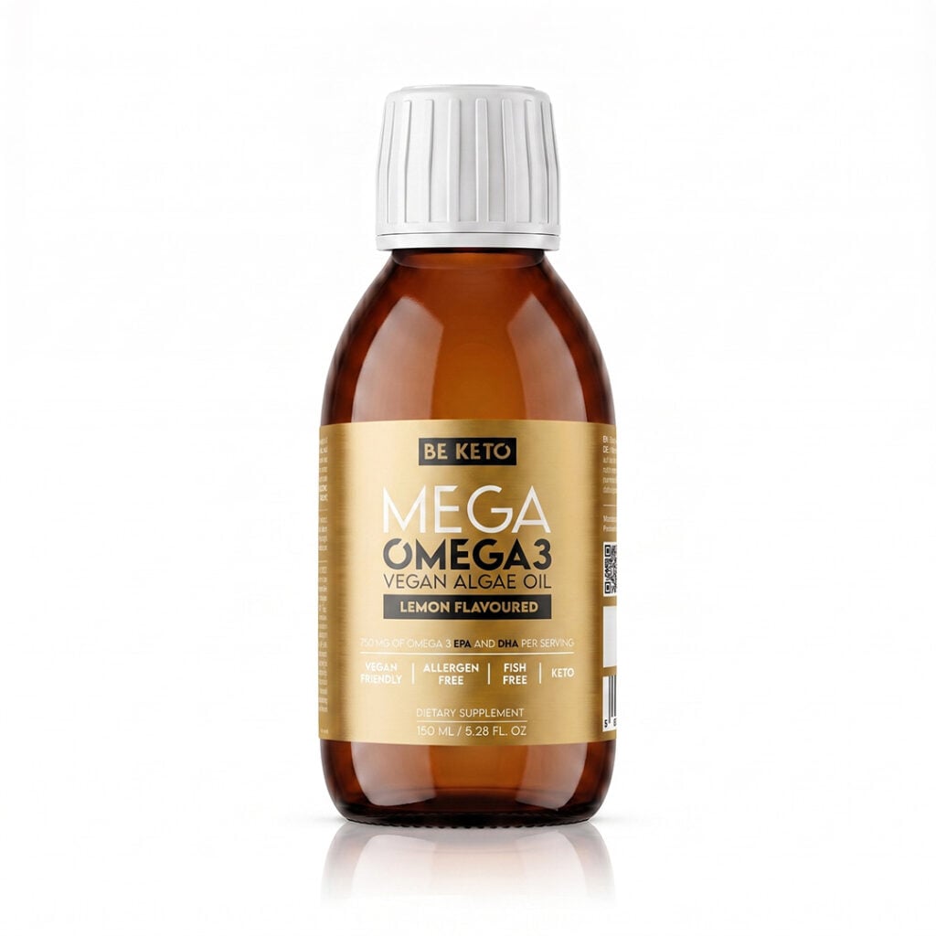 MEGA Omega 3 Wegańska – Olej z Alg – Cytrynowy 150ml
