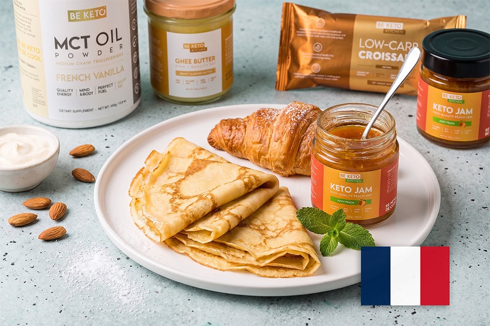Keto Crepes z Croissantem
