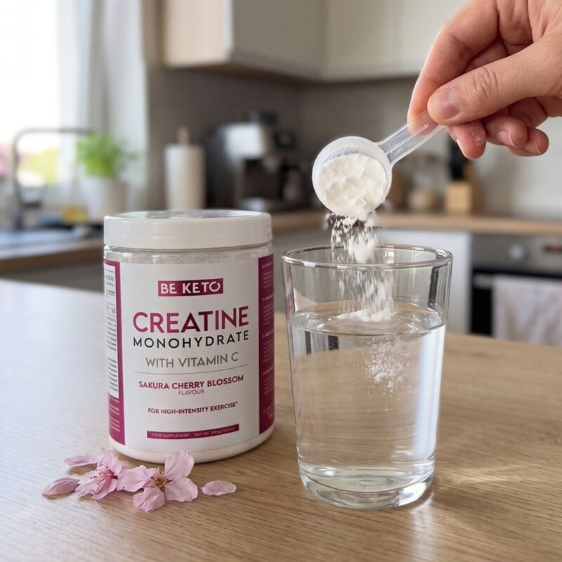 Monohydrat Kreatyny – Wiśnia Sakura 300g