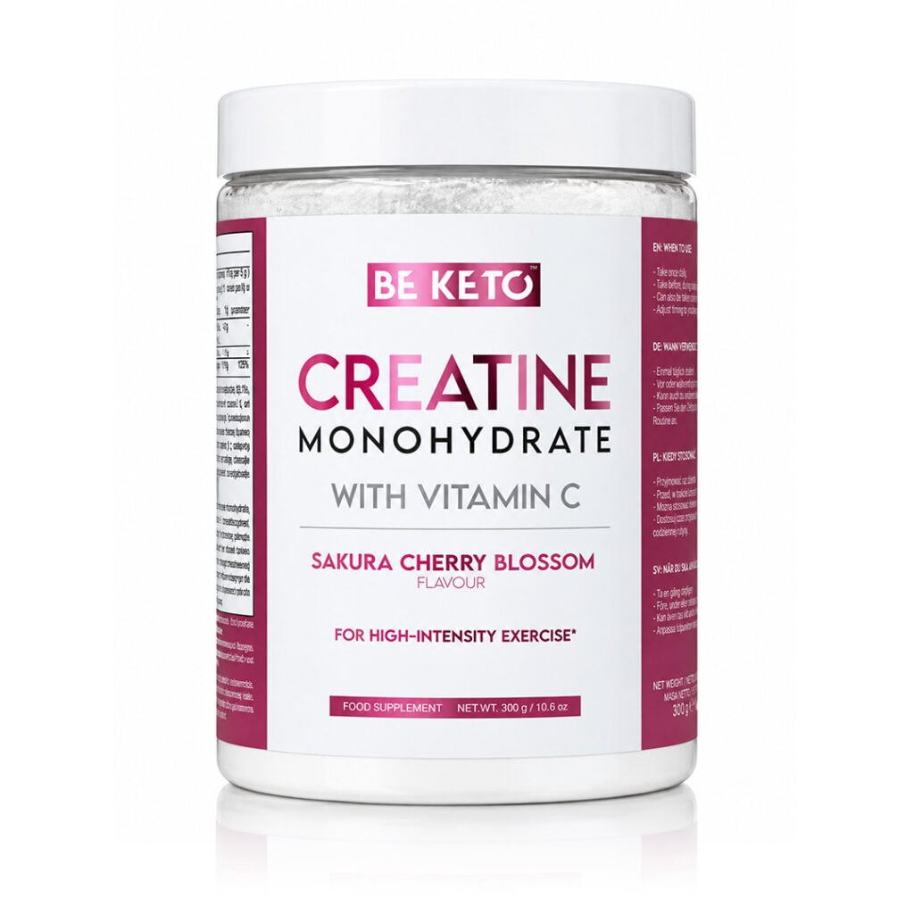 Monohydrat Kreatyny – Wiśnia Sakura 300g