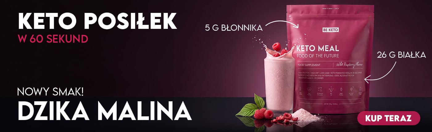 Keto Meal Raspberry ADS Baner desktop PL